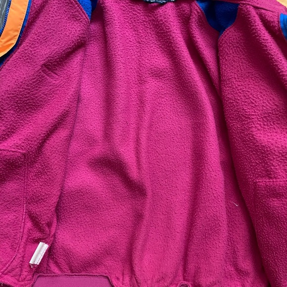 Columbia Vintage ‘90s Bugaboo Blue and Orange Winter Jacket with Fleece‎ Size XL - Picture 3 of 9